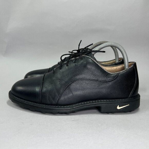 Nike Air Comfort Women's Size 8 Bella Last Black Leather Golf Shoes - Picture 4 of 12